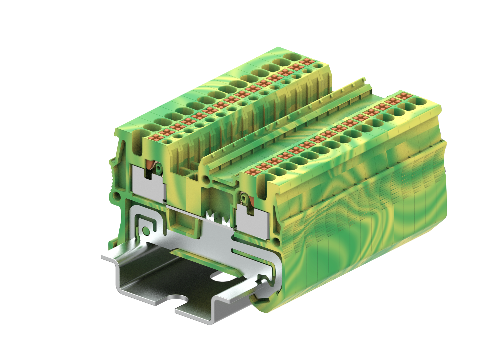 Клеммник pe. Клемма заземляющая qtcs 2.5-pe 3206526. Промышленная колодка.